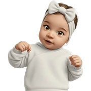 realistic portrait of girl sticker