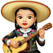 Mariachi Guitarist sticker