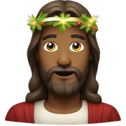 Christmas Jesus sticker