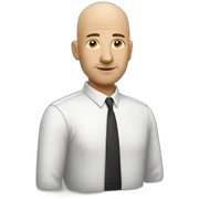 bald person sticker