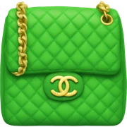 Green Chanel bag sticker