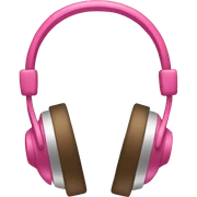 Headphones with bows sticker