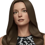 realistic portrait of girl sticker