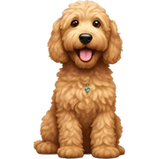 Golden doodle sticker