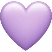 pastel purple heart sticker