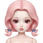 doll blush sticker