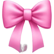 pink bow sticker