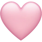 Light pink heart sticker