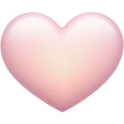 Light pink heart sticker