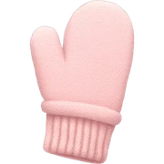 pale pink mittens sticker