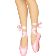 Ballerina shoes sticker