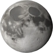 Moon sticker