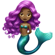 Mermaid Violet  sticker