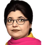girl with glasses and scarf sticker