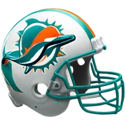 Miami dolphins helmet  sticker