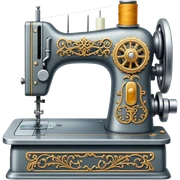 Sewing machine sticker