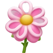 cute pink flower bunch sticker
