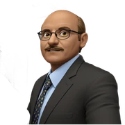 formal gentleman with flowers sticker