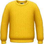 yellow sweater sticker