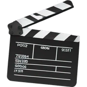 clapperboard sticker