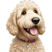 Golden doodle  sticker