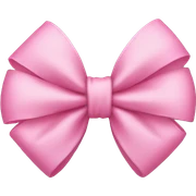 pink bow sticker