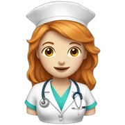 nurse ginger sticker