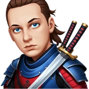Fierce Samurai sticker