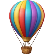 hot air balloon sticker