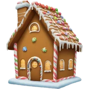gingerbread house sticker