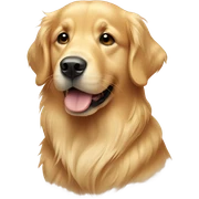 Golden retriever  sticker