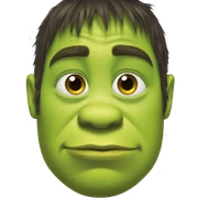Emo shrek sticker