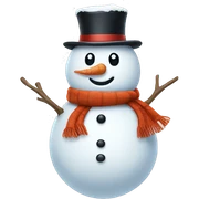 snowman sticker