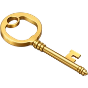 new home elegant key sticker