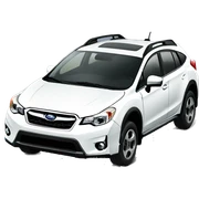 white Subaru XV  sticker
