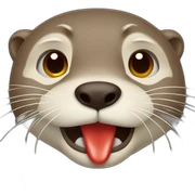 otter crying red tears sticker
