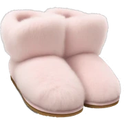 fuzzy slippers uggs light pink sticker