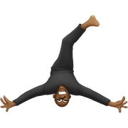 Man doing a backflip  sticker