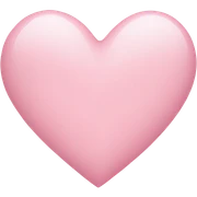 Light pink heart sticker
