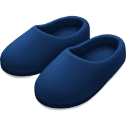 Navy blue slippers  sticker