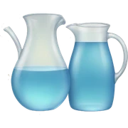 Water pitcher and water sticker