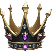 evil crown sticker