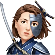 Warrior Samurai sticker