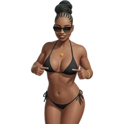 ocean breeze bikini vibes sticker