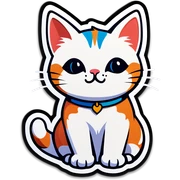 Cat sticker