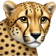 cheetah sticker