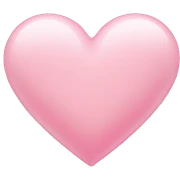 Light pink heart sticker
