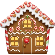 gingerbread house sticker