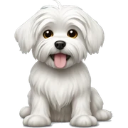 Maltese dog sticker