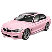 Pastel Pink BMW  sticker